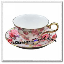 B159 200ml YAMI Rose Tea Cups E Saucers 2 Set